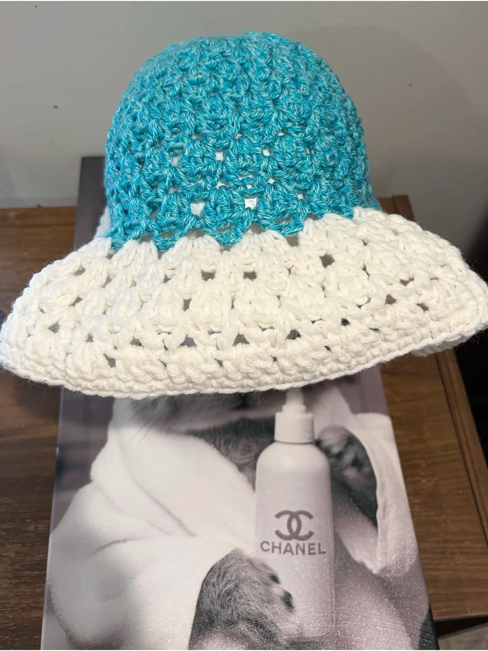 Handmade Crochet Bucket Hat - Picture 2 of 4
